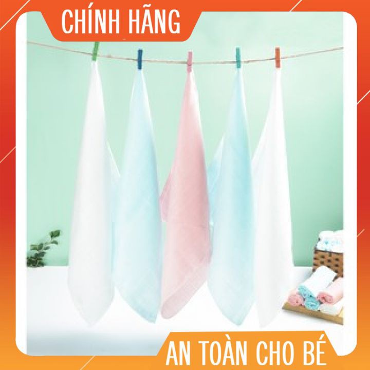 [ SALE SOCK ] Khăn sữa sợi tre 100% cao cấp HMNATURE - Hộp 6 Chiếc - HÀNG CHÍNH HÃNG