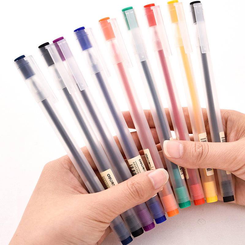 Bút gel màu 0,5mm chất lượng cao với chữ viết tay rõ ràng và mực liên tục