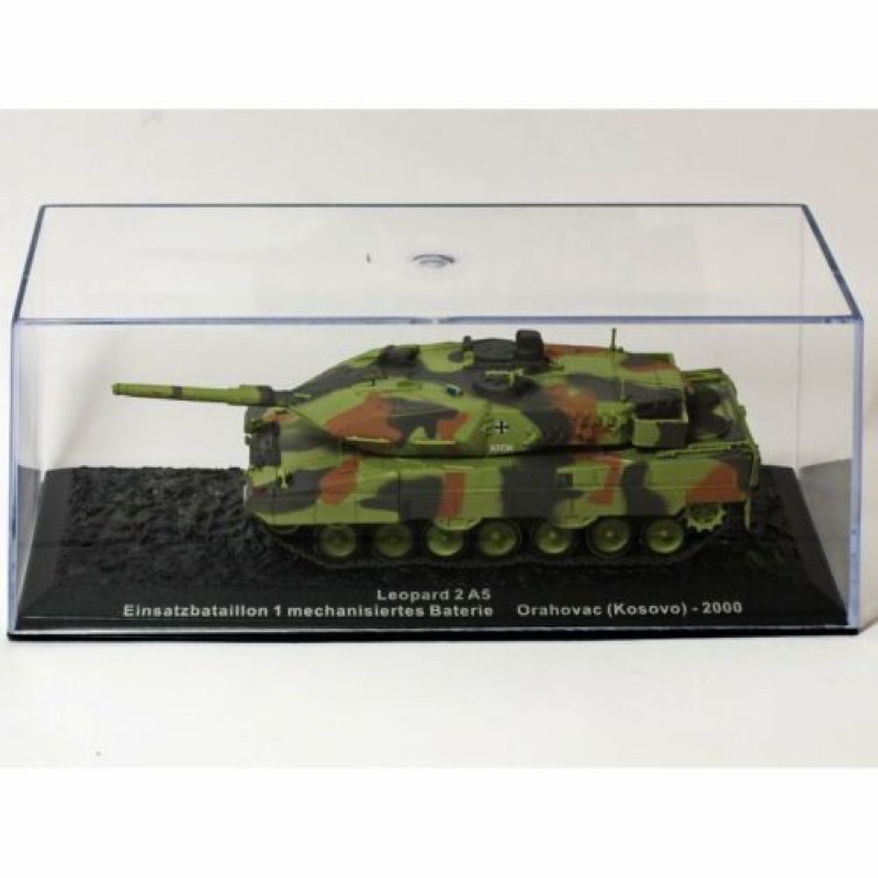 KFOR - Mô hình xe tăng tỷ lệ 1:72 DeAgostini Leopard 2A5 của Binh đoàn cơ giới số 1 của Đức trong lực lượng KFOR.