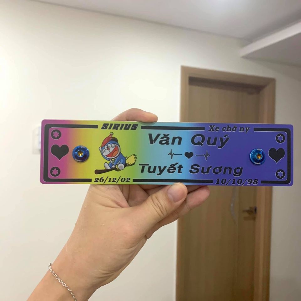 Bảng tên theo yêu cầu - Cập nhật mẫu mới 2020 - M1