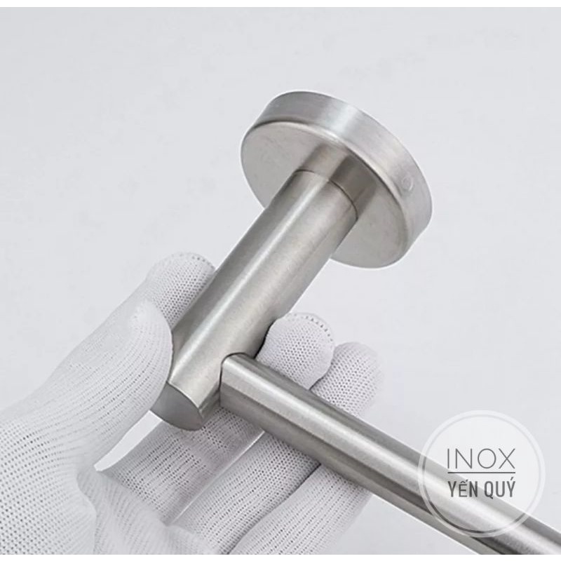 INOX304 GIÁ TREO GIẤY VỆ SINH KHOAN TƯỜNG TIỆN LỢI