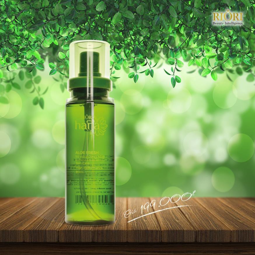 Xịt Khoáng Nha Đam Trà Xanh Cấp Ẩm Làm Dịu Da RIORI ALOE FRESH 80ml