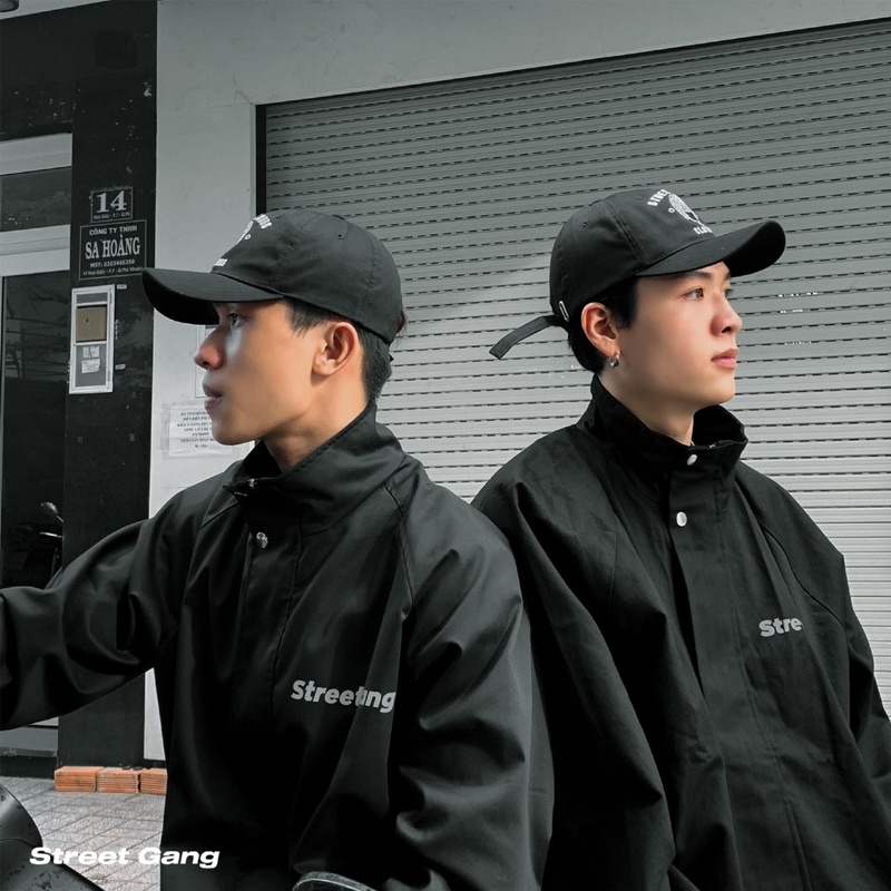 Áo Jacket Logo - Đen - Street Gang