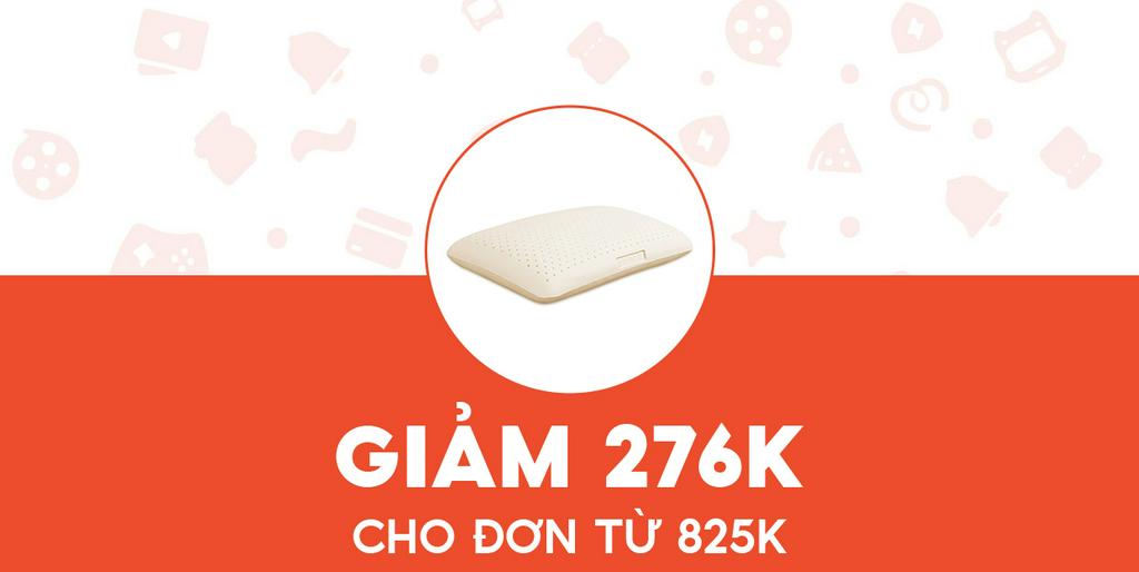 - Thế Giới Nệm - Giảm 276K cho Gối cao su Oval Liên Á 45x65x12cm