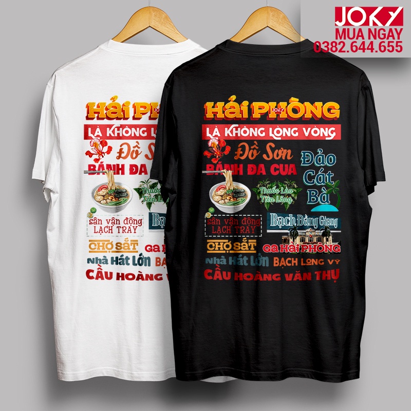 Áo phông tỉnh thành Hải Phòng chất Tici cotton