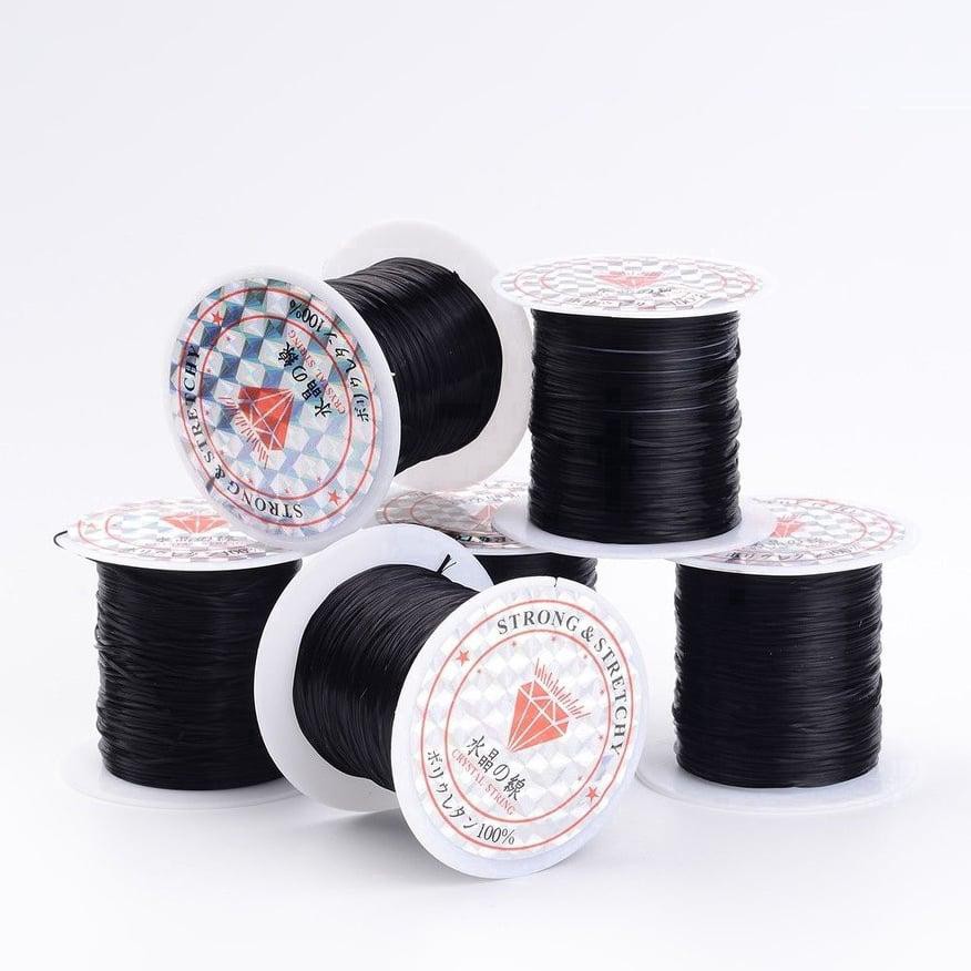 Dây cước thun lụa xỏ vòng hạt cuộn 10m