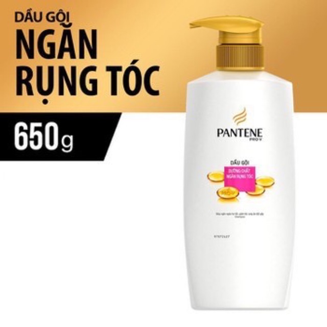 DẦU GỘI PANTENE 650g giá bìa 120k date mới