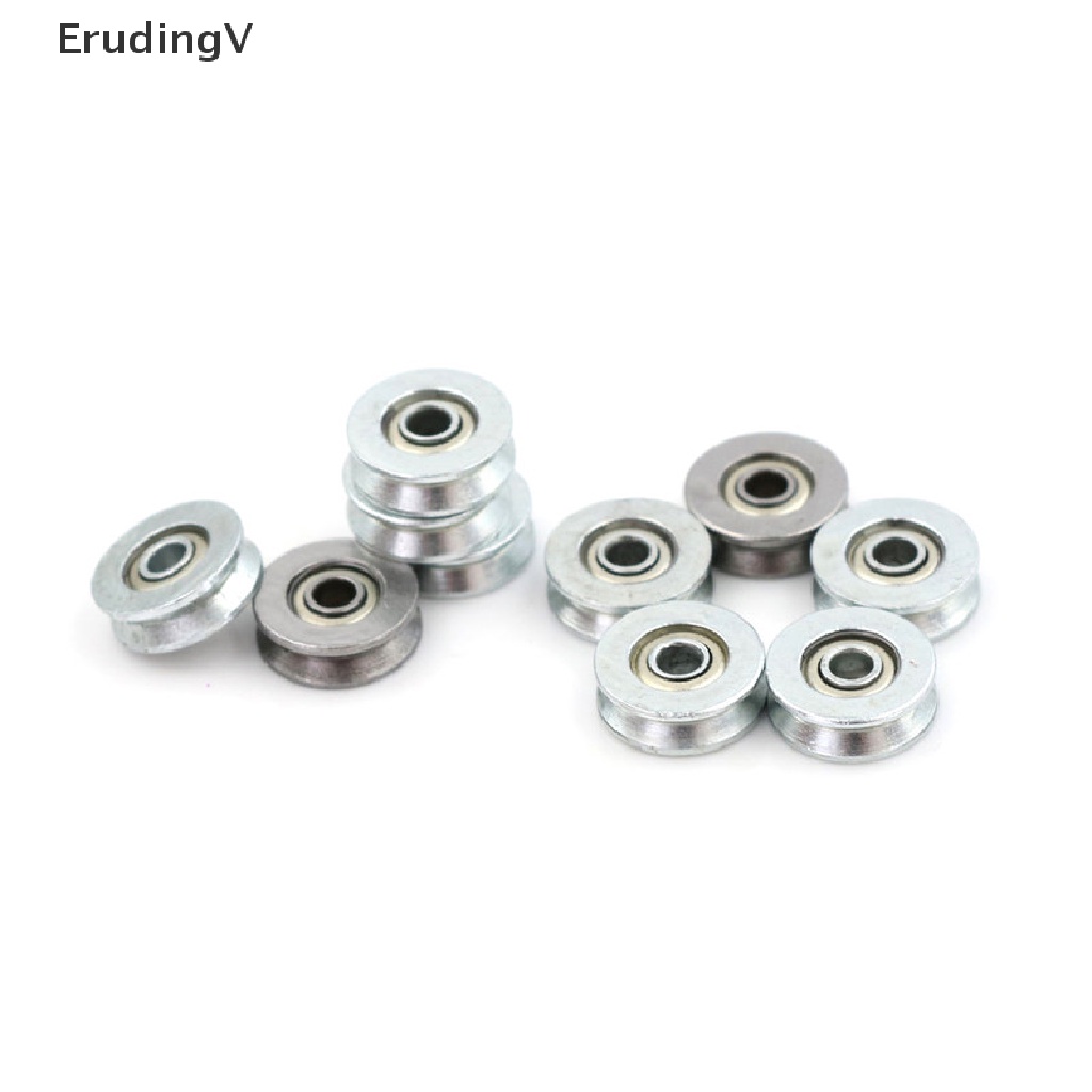 Set 10 Vòng Bi Ròng Rọc Rãnh Chữ V Sâu Kích Thước 4 * 13 * 6mm