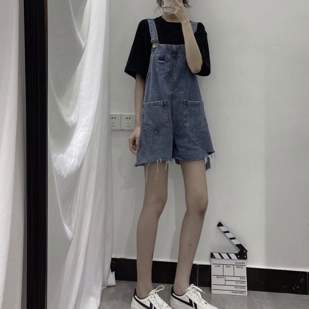 Quần yếm jeans ống rộng lưng cao thời trang cho nữ ，quần yếm nữ，Yếm jeans，Quần bò yếm rách，yếm quần ngắn，yếm quần cho nữ màu xanh nước biển，Yếm vải màu xanh，yếm jean nữ，yếm đùi，Yếm sort bigsize，quần bò yếm bé gái lớn，Yếm váy bầu bò，set yếm quần nữ