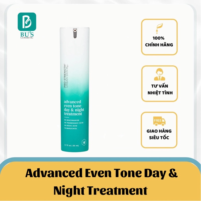 Urban Skin Rx Kem Dưỡng Sáng Da Mờ Thâm Nám Tàn Nhang Advanced Even Tone Day & Night Treatment