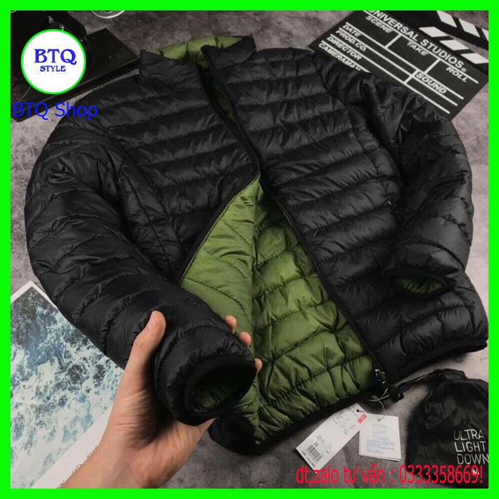 ÁO KHOÁC PHAO LÔNG VŨ SIÊU NHẸ MẶC ĐƯỢC 2 MẶT | BigBuy360 - bigbuy360.vn