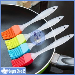 [SALE] 10 Chổi Silicon quét dầu mỡ quét kem cán nhựa, Chổi phết dầu silicon cán rời