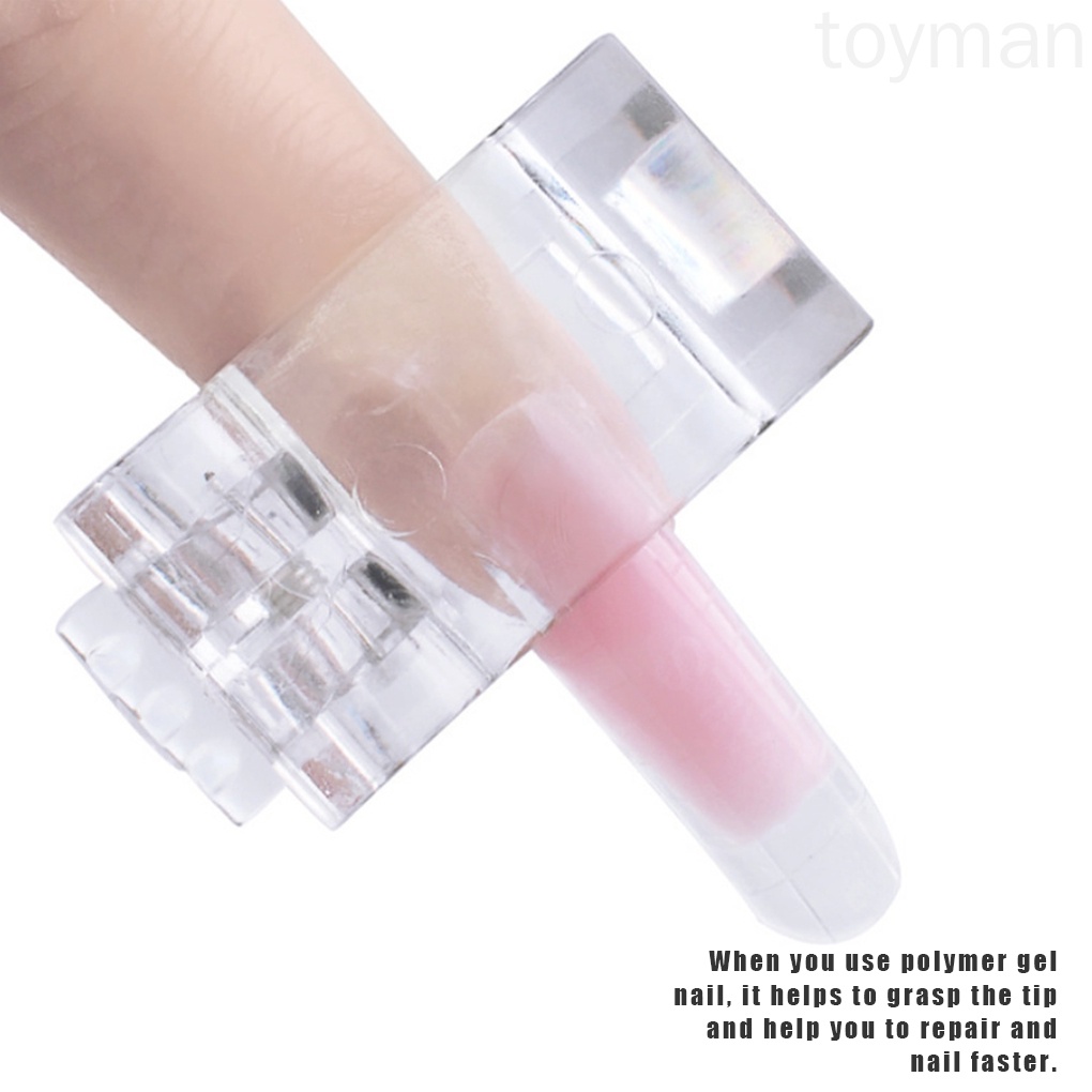 [Hàng mới về] Kẹp nhựa hỗ trợ nối dài móng tay chuyên dụng cho salon
