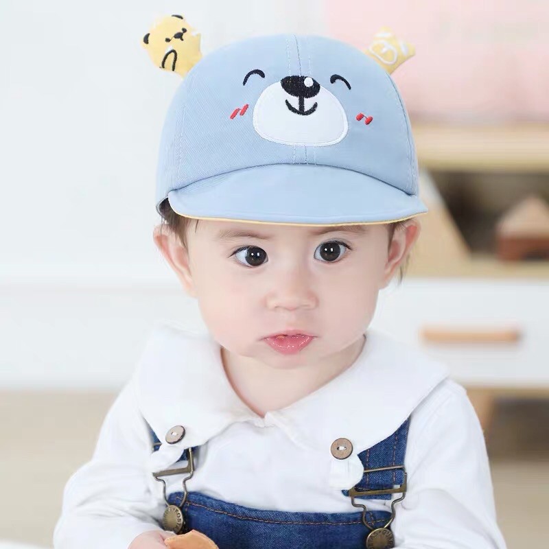 [2021] Mũ gấu ngộ nghĩnh cho bé 1 -3 tuổi hàng QCCC