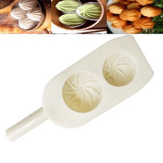 Khuôn  bánh  bao đôi 2 cỡ 6cm và 4.5cm Dargon