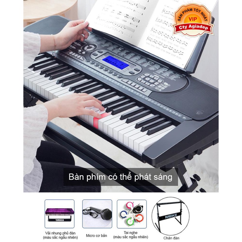 Đàn Organ 61 phím chuyên nghiệp cho bé học đàn - Hơn 100 bài nhạc mẫu