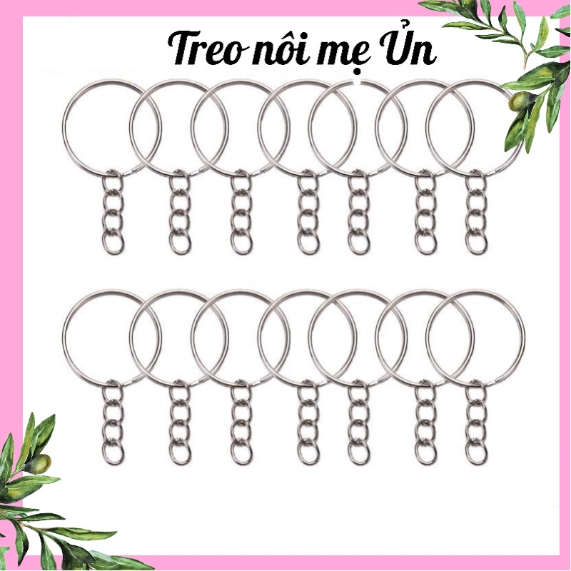 Khoen móc khoá 2,5cm - 2 chiếc