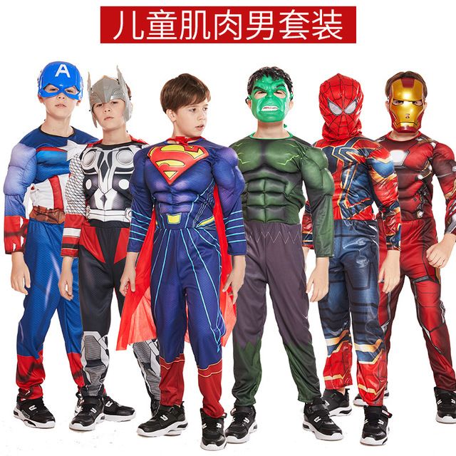 (CÓ SẴN) Trang Phục Hóa Trang Các Siêu Anh Hùng Avengers, Bộ Đồ Halloween Hoá Trang Các Siêu Anh Hùng Avengers Trẻ Em