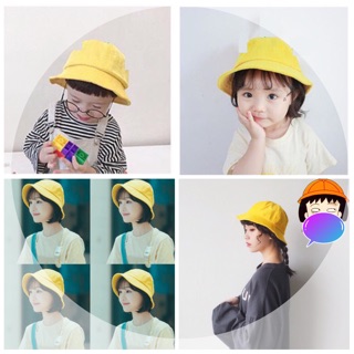 Mũ Nón Maruko Rộng Vành Bucket Hat Ulzzang Kaki Nhung Siêu Cute cho người lớn và trẻ em