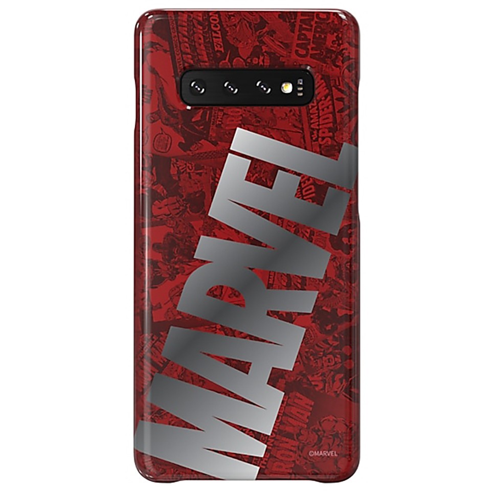 Ốp lưng Smart Cover marvel series cho Samsung Galaxy S10 Plus
