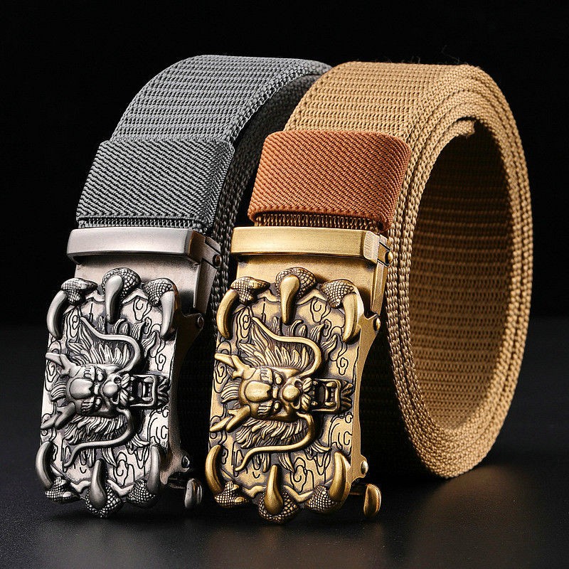 Thắt Lưng Chất Liệu Nylon Khóa Kim Loại Đa Năng Mẫu Mới 071 Cao Cấp
