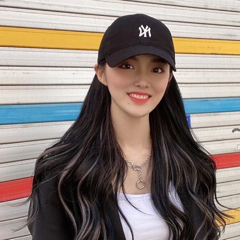 (HÀNG XUẤT XỊN) Mũ / Nón đen N15 M//L//B N//Y YANKEES BASEBALL CAP BLACK/WHITE Made in viet//nam full tag Free size