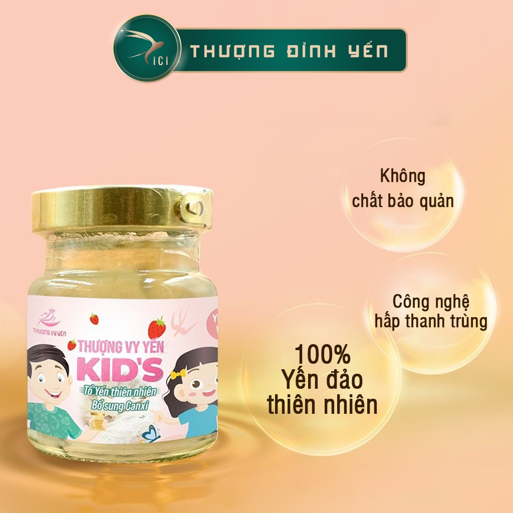 Combo 2 set 3 Tổ Yến Chưng Sẵn CICI THƯỢNG ĐỈNH YẾN Thượng Vy Yến Kid Tăng Sức Đề Kháng Giúp Trẻ Ăn Ngon