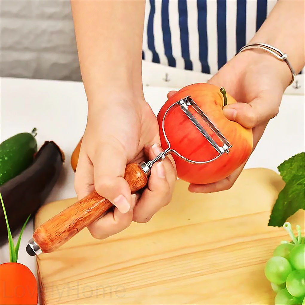 Dụng cụ gọt vỏ rau củ quả bằng thép không gỉ tiện dụng