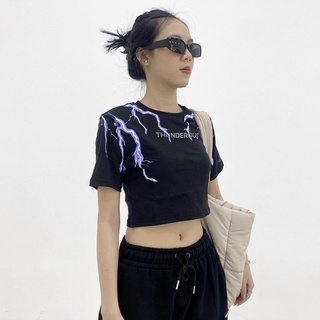 Áo thun croptop nữ ORPHIC/Thunderous Croptop