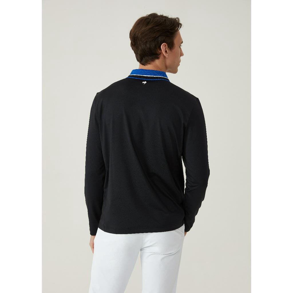 Áo Polo Dài Tay Thể Thao Nam LeCoq Golf - GO121MTL23-BLCK