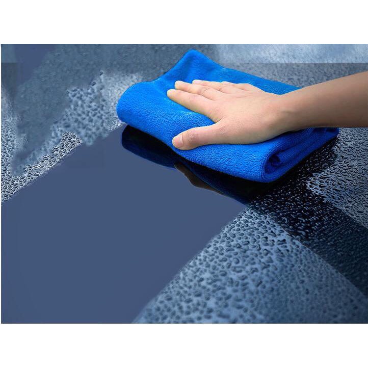 Khăn Lau Xe Ô Tô, Khăn Rửa Xe Ô Tô Microfiber 70 Cm X 30 Cm, Siêu thấm hút nước, lau sạch mọi vật dụng