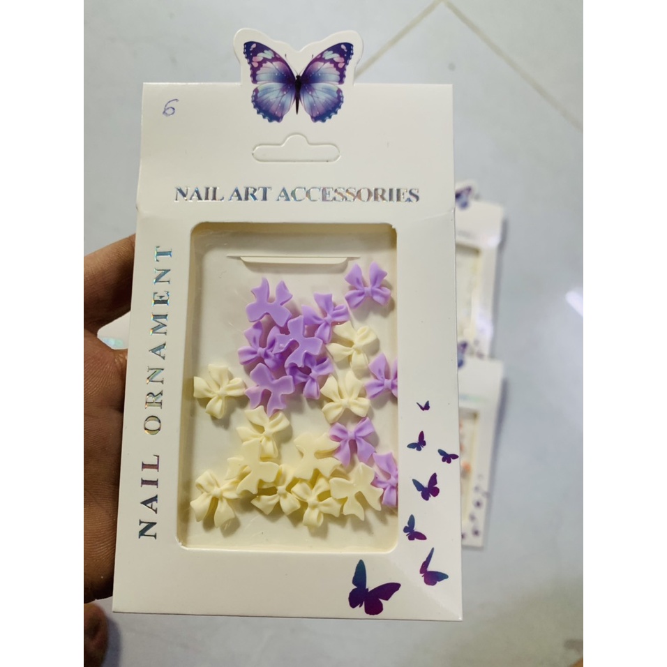 Charm nơ đính móng siêu xinh dành cho Nail