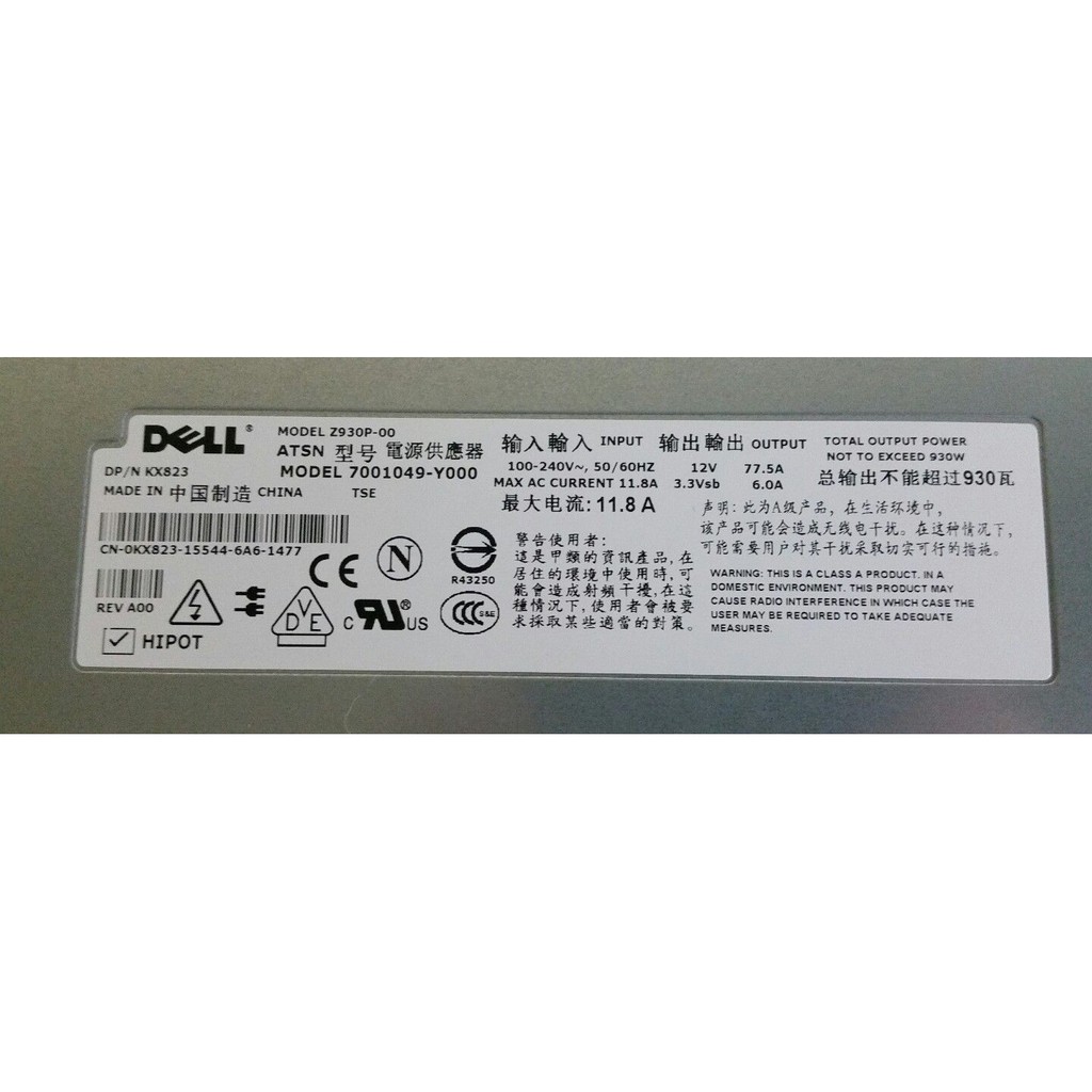 Nguồn server Dell Z930P