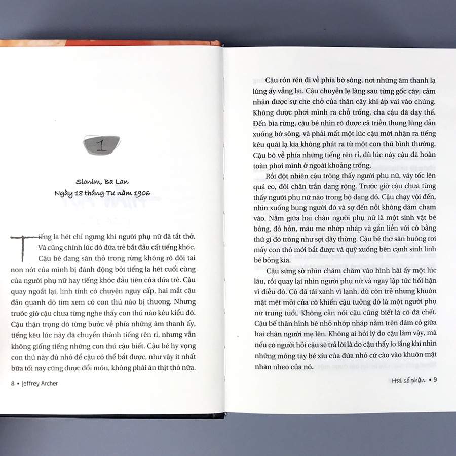 Sách - Đứa Con Gái Hoang Đàng và Hai Số Phận - Jeffrey Archer (combo 2 cuốn bìa cứng)