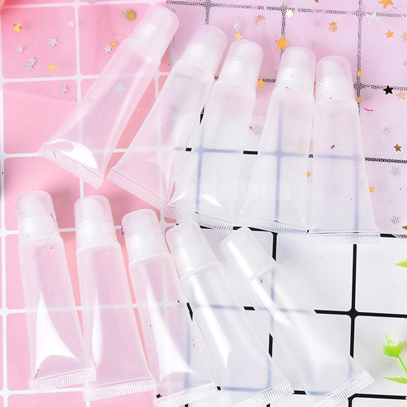 [Hàng mới về] Set 10 Tuýp Rỗng Đựng Son Dưỡng Môi Dung Tích 5ml