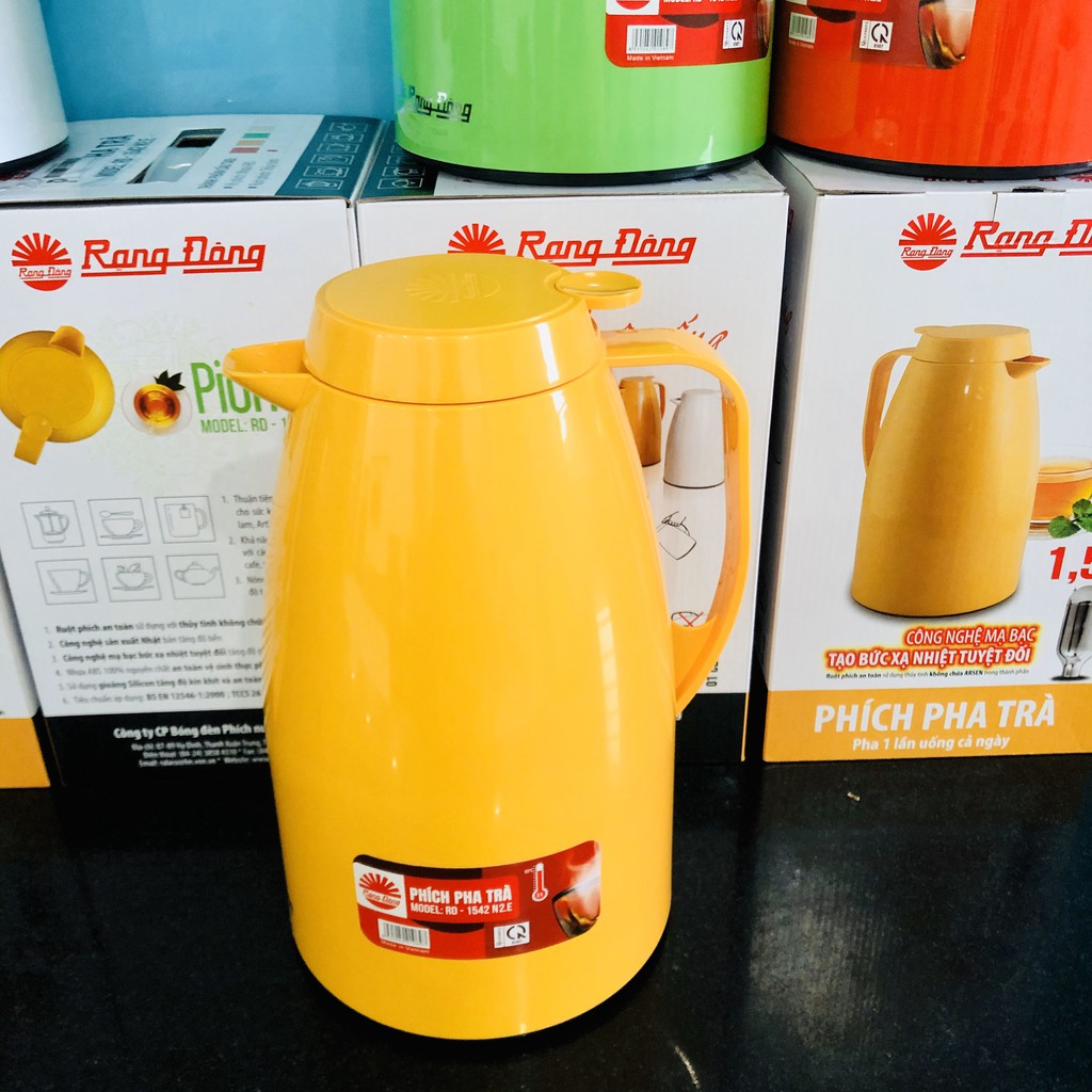 Phích pha trà giữ nhiệt Rạng Đông RD-1542 N2.E (1.5 lít)