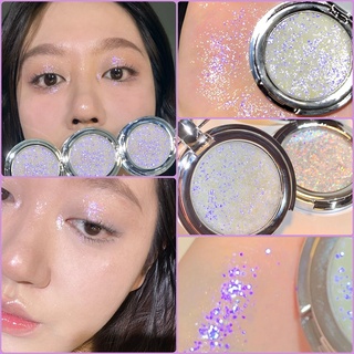 DIKALU Phấn mắt một màu bùng nổ mờ nổi sequins nửa đêm phấn mắt gel long lanh có thể được sử dụng trên mắt, khuôn mặt, lông trên cơ thể