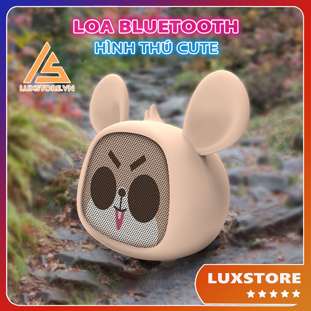 LOA BLUETOOTH HÌNH THÚ MINI, NHỎ GỌN TRANG TRÍ DÉCOR GÓC LÀM VIỆC – LUXSTORE