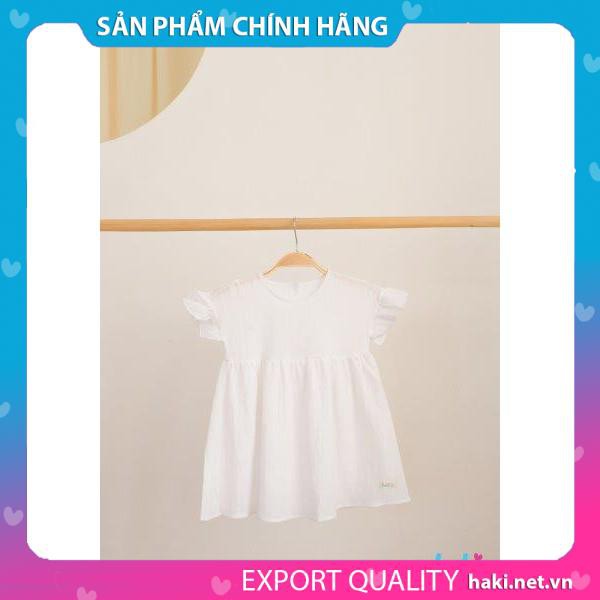 Váy bé gái thô cánh tiên HAKI - trắng