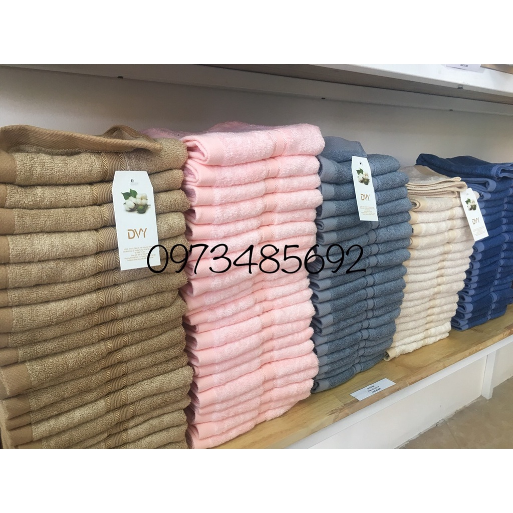 Khăn Quấn Đầu DVY 35x75cm Sợi Tre Dvy Bamboo, Dày Dặn, Mềm Mại, Thấm Hút Tốt