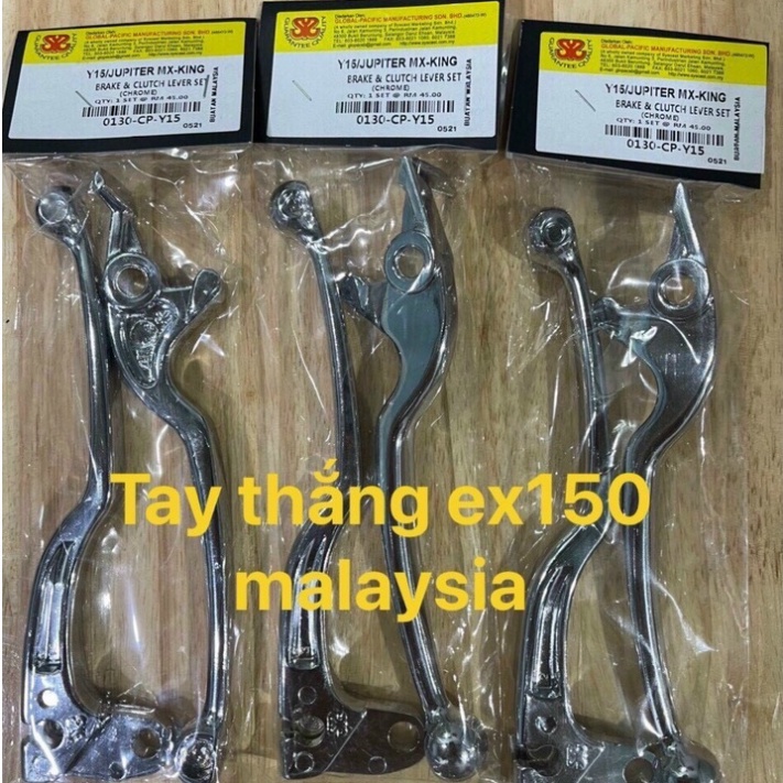 [HCM XẢ KHO MÙA DỊCH] Tay thắng tay côn EXCITER 150 các đời chất liệu nhôm xi ken sáng bóng hàng Malaysia