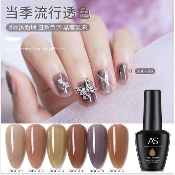 Sơn Gel As vỏ đen Mã BBC ( Cam Kết Chính Hãng - làm khô sơn gel bằng máy hơ uvled )