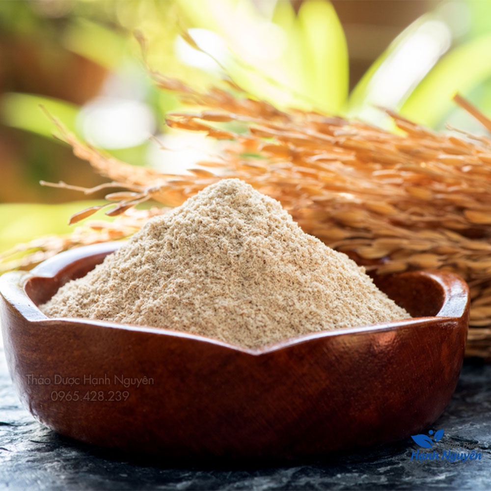 Bột cám gạo nguyên chất 500g (bột mask dưỡng trắng, mờ thâm sạm) - Thảo Dược Hạnh Nguyên