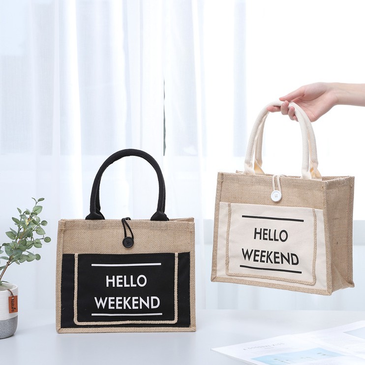 Túi cói hello weekend đang cực kỳ HOT
