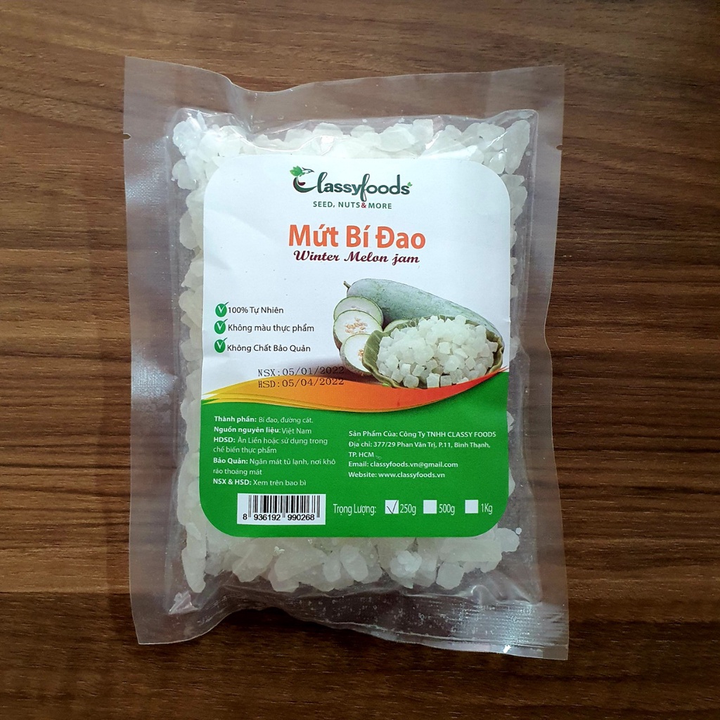 Mứt Bí Classyfood 250gr