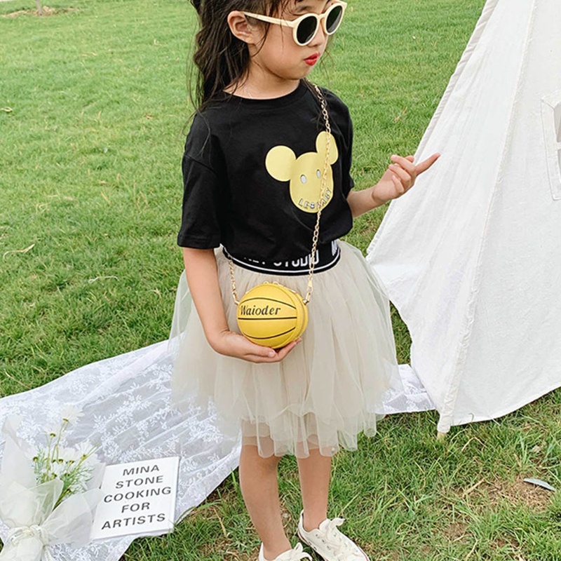 Túi Đeo Chéo Hình Quả Bóng Rổ Dễ Thương Cho Bé