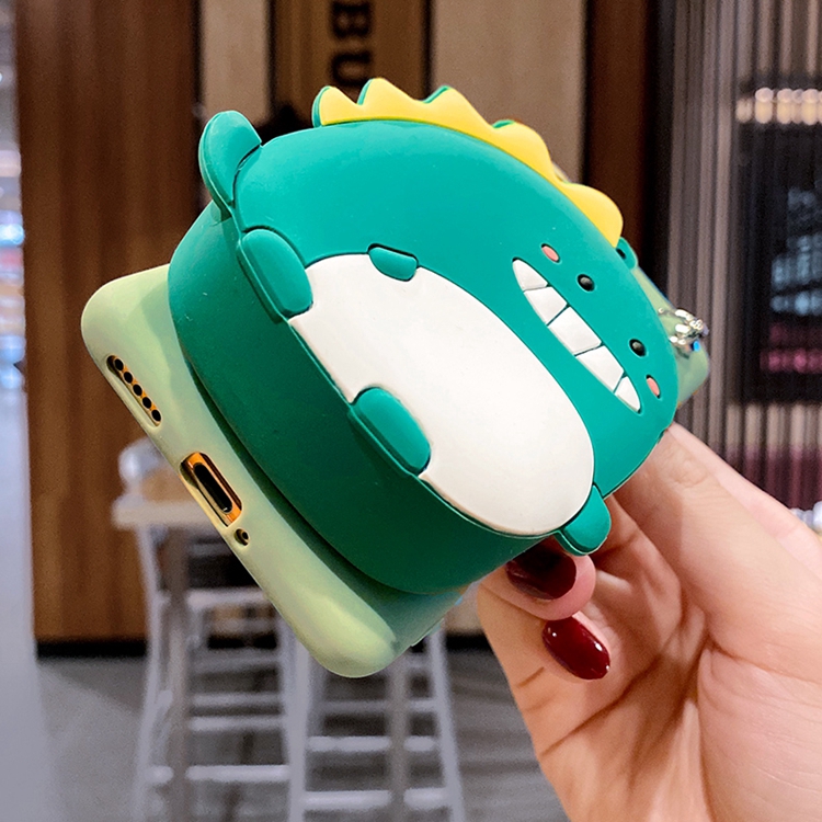 Casing Xiaomi Redmi 8A 7A 6A 5A 4A 8 7 S2 5 5+ Note 10 8 7 6 5 Pro 5A Dinosaur Avocado Coin Purse Sling Soft Phone Case