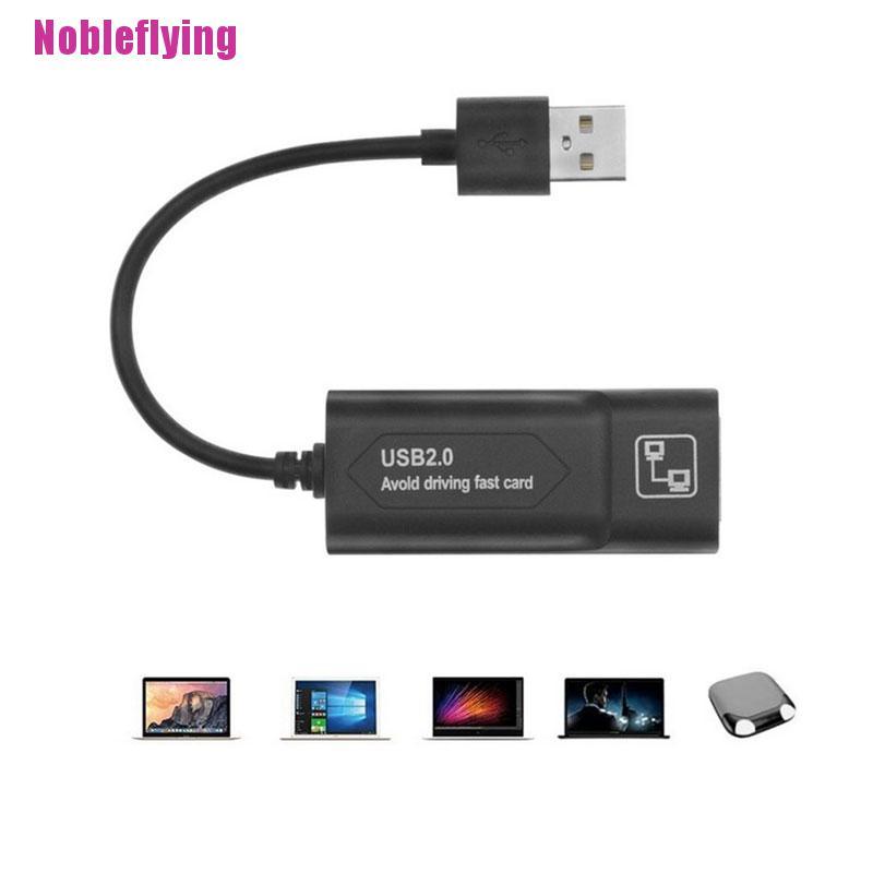 Bộ Chuyển Đổi Mạng Lan Rj45 Usb 2.0 Sang 10 / 100mbps Cho Pc