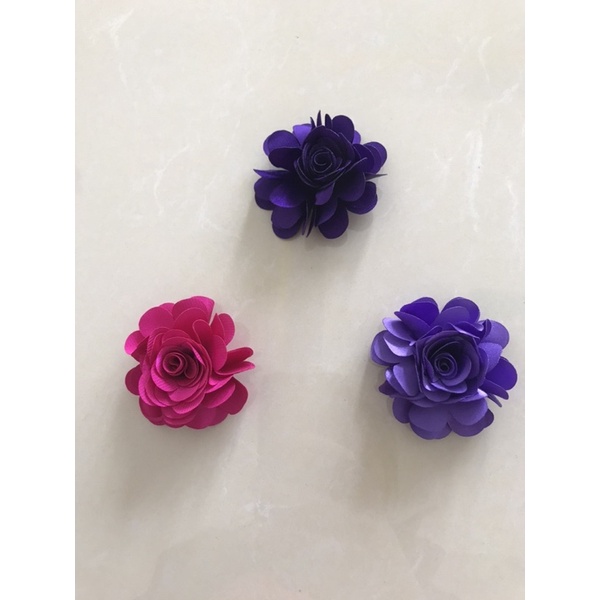 Hoa hồng vải 6cm