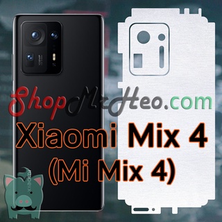 Dán skin màu mặt sau lưng nhôm xước xiaomi mi mix 4 - mi mix4